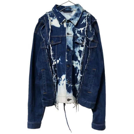 Mal. レレレさんオリジナルデニムジャケット ブルー Mal. レレレさんオリジナルデニムジャケット ブルー 【公式通販】