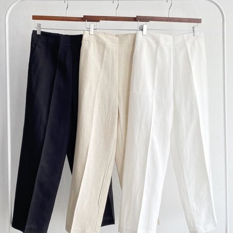 basic linen slacks