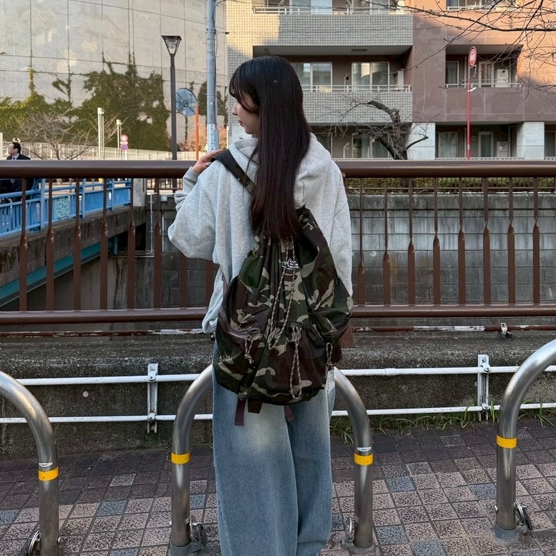 2way camo bag | kaoyorinakami