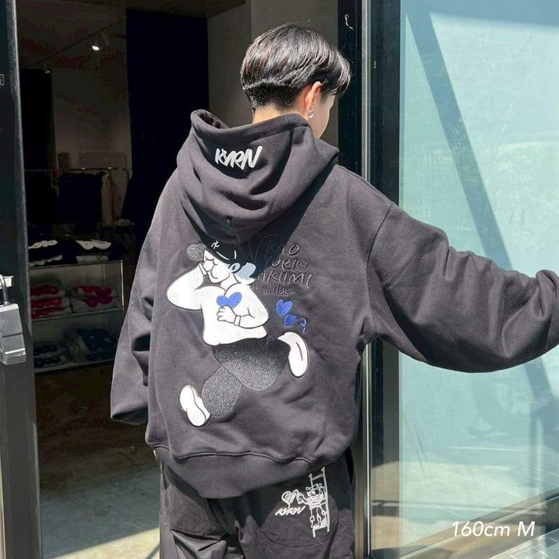 ［ハンター］kaoyorinakami PUNCHBABY jacket punchbaby flower nylon jacket | kaoyorinakami