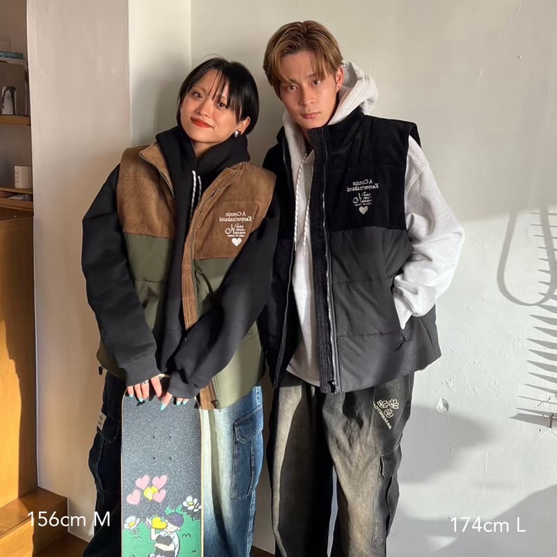 corduroy vest | kaoyorinakami