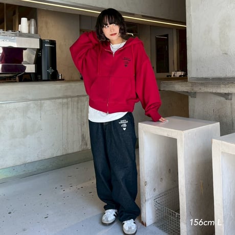 Connie short zip hoodie