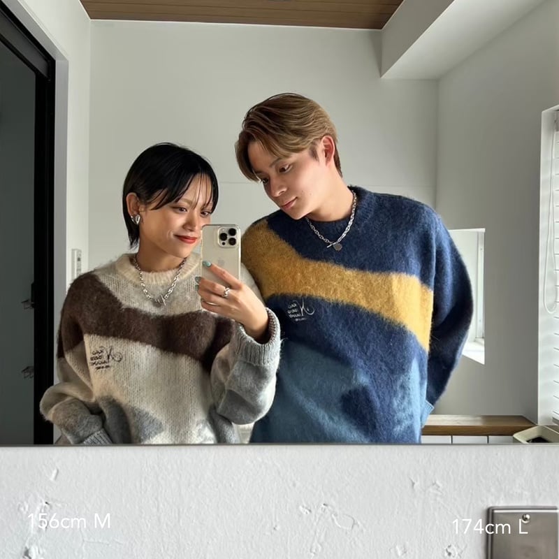 marble logo knit | kaoyorinakami