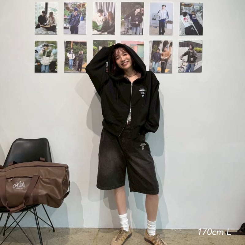 Connie short zip hoodie | kaoyorinakami