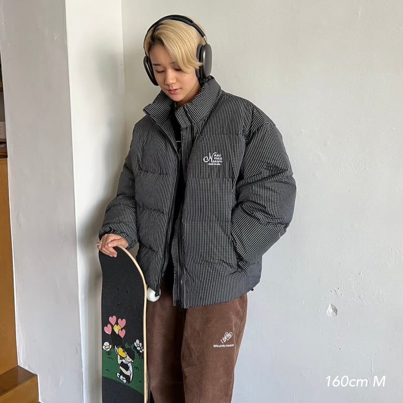 check panel blouson | kaoyorinakami