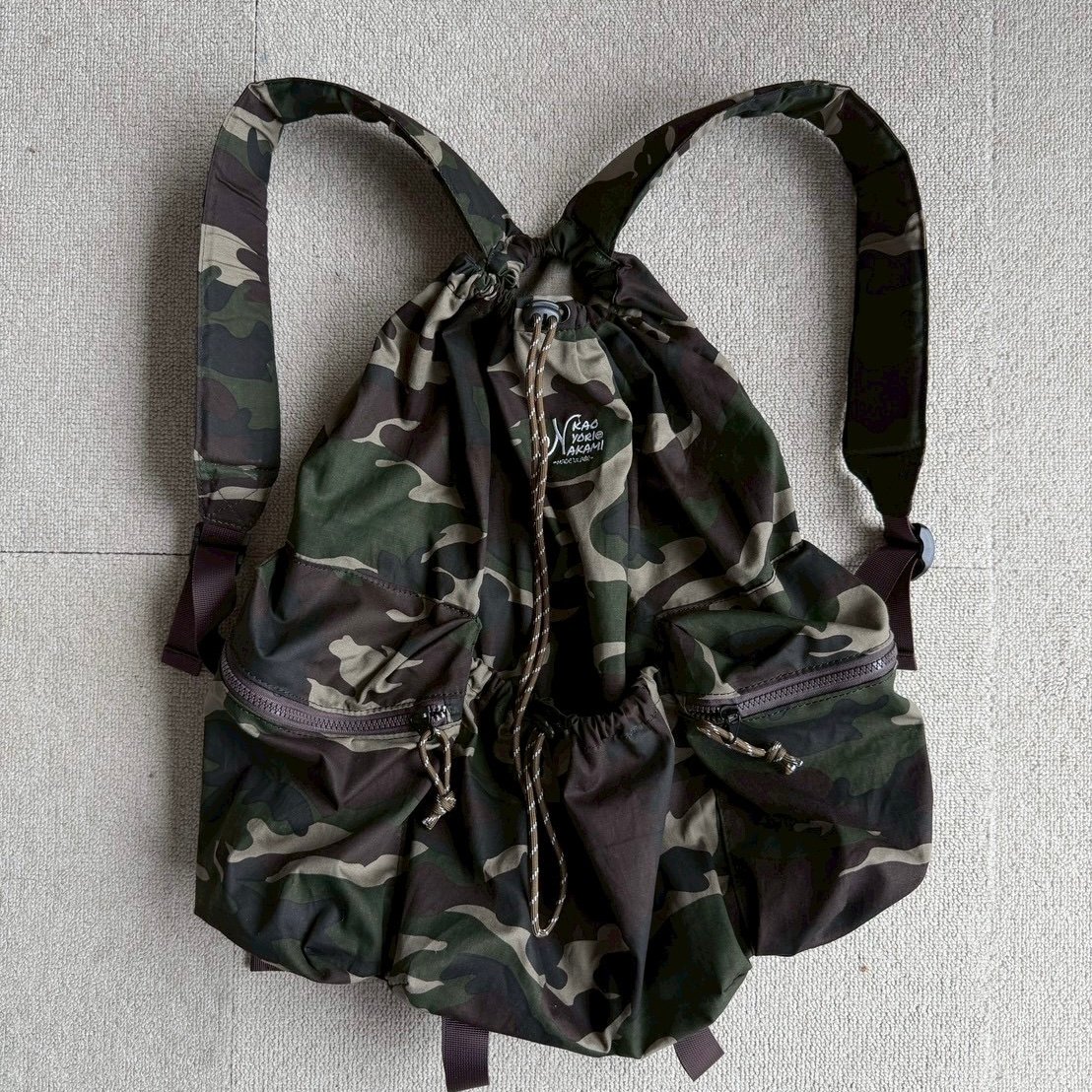 2way camo bag | kaoyorinakami