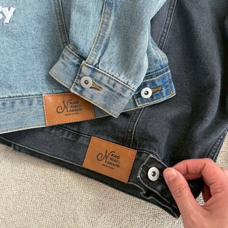 punchbaby denim jacket | kaoyorinakami