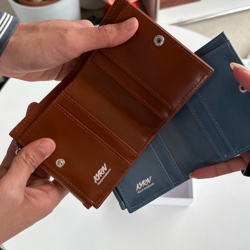 punchbaby leather wallet | kaoyorinakami