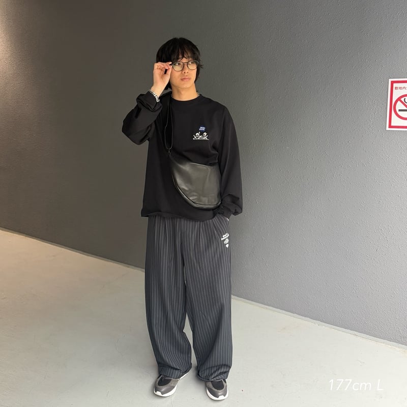 Connie stripe pants | kaoyorinakami