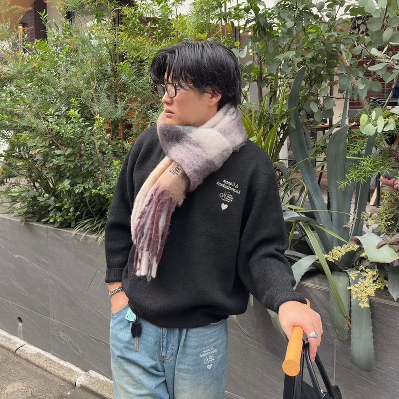 check scarf | kaoyorinakami