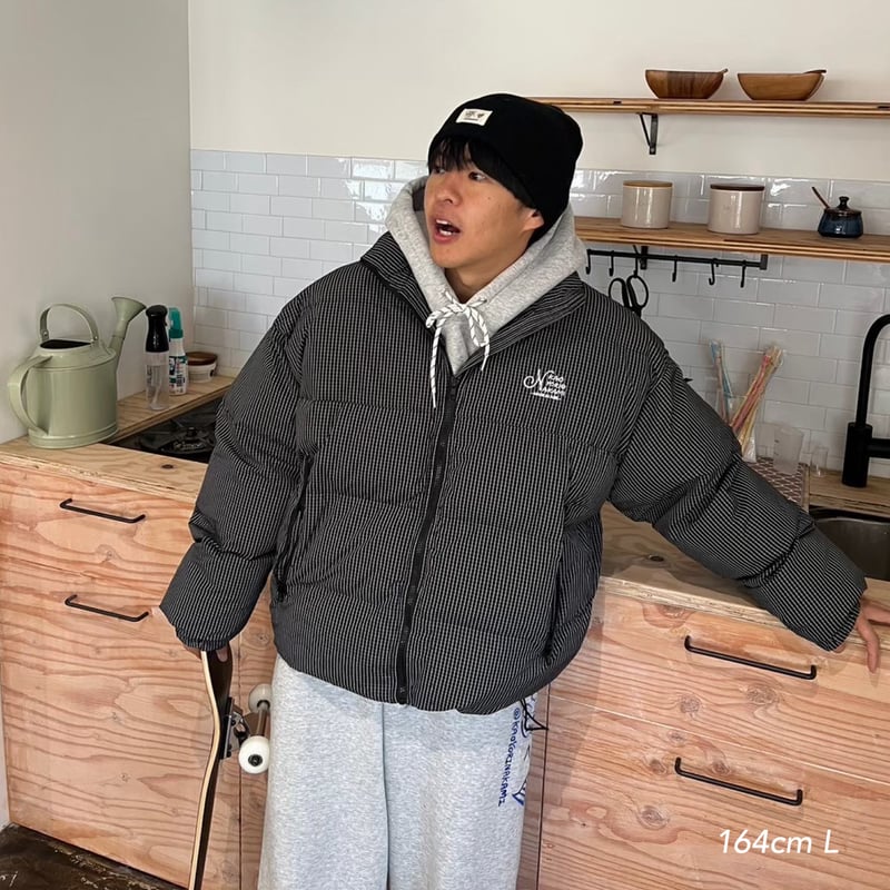 ジャケット・アウター panel blouson kaoyorinakami check panel blouson | kaoyorinakami