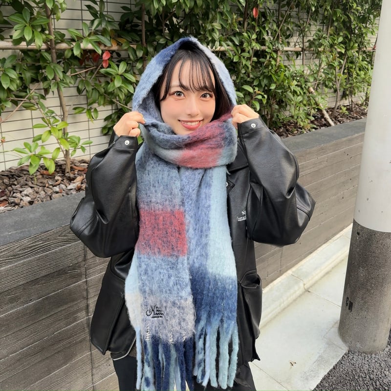 check scarf | kaoyorinakami
