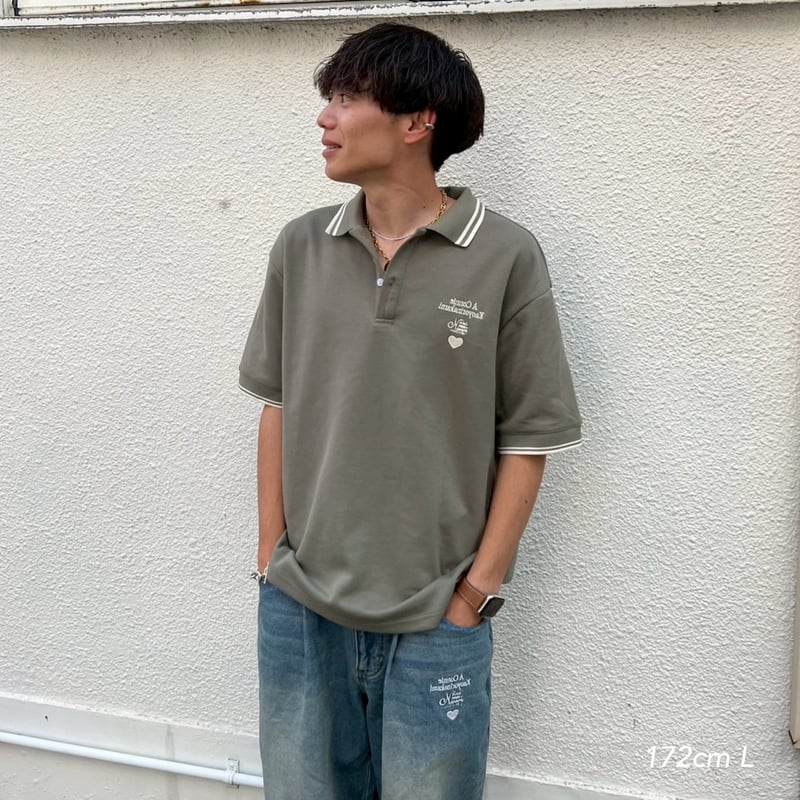 トップス kaoyorinakami Connie HS polo shirt Connie HS polo shirt | kaoyorinakami
