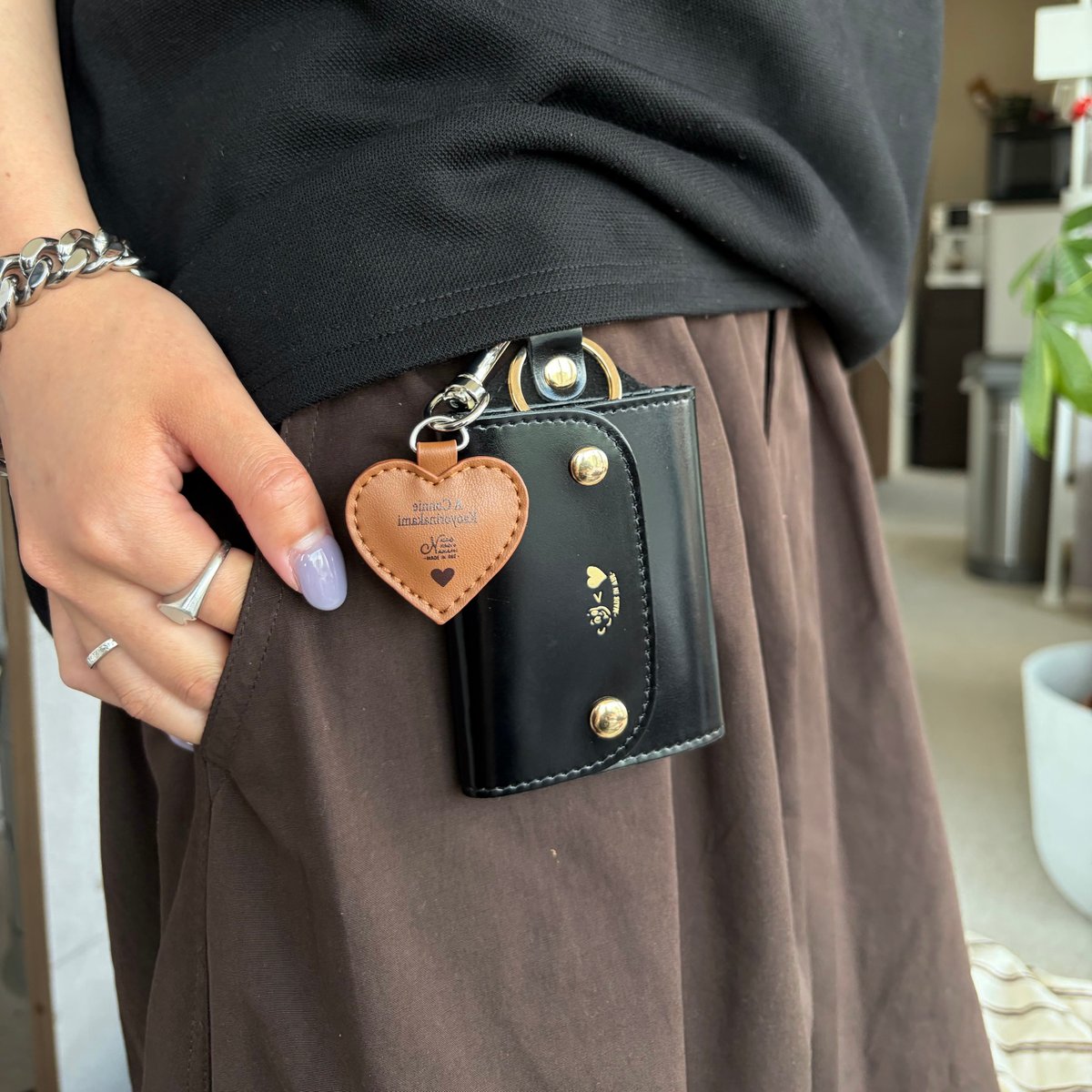 kaoyorinakami カオヨリナカミ キーケース 未使用品 ☺︎<❤︎ leather keycase | kaoyorinakami
