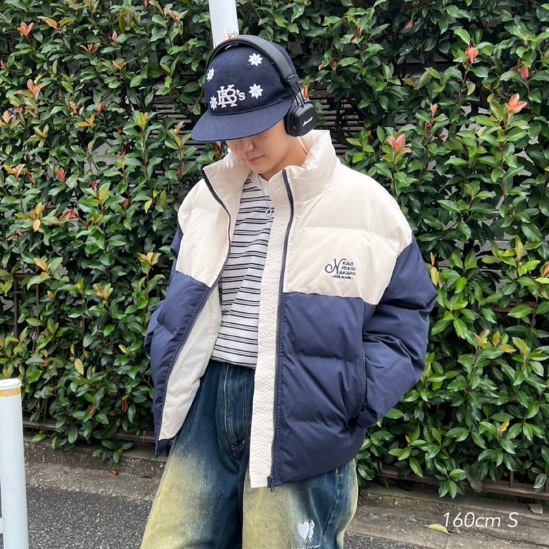 kaoyorinakami panel blouson ダウン