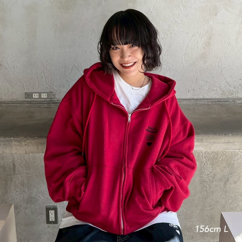 Connie short zip hoodie | kaoyorinakami