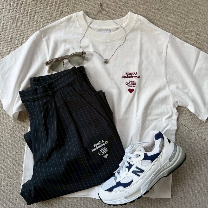 Connie stripe pants | kaoyorinakami