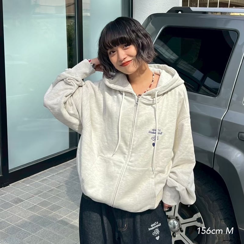 Connie short zip hoodie | kaoyorinakami