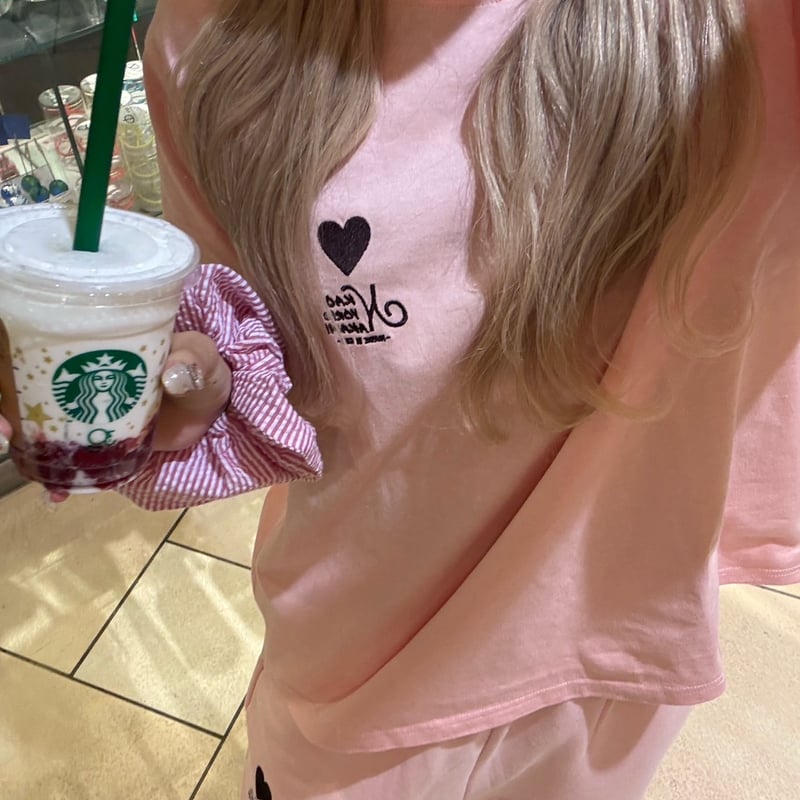 KAO YORIO NAKAMI luv setup Tシャツ オートミール S luv setup