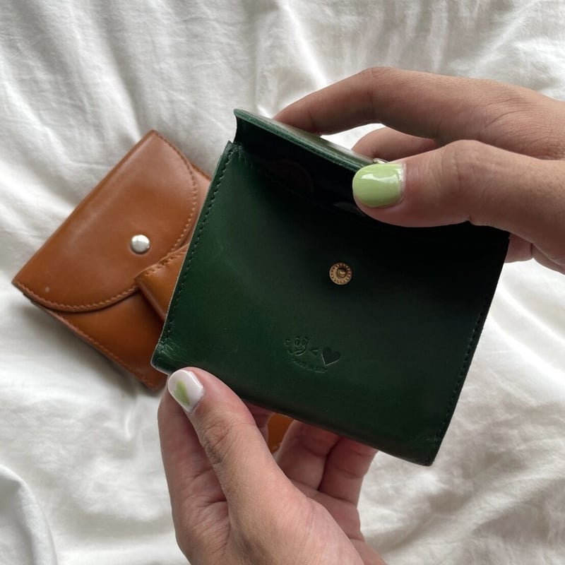 ☺︎<❤︎ leather wallet | kaoyorinakami