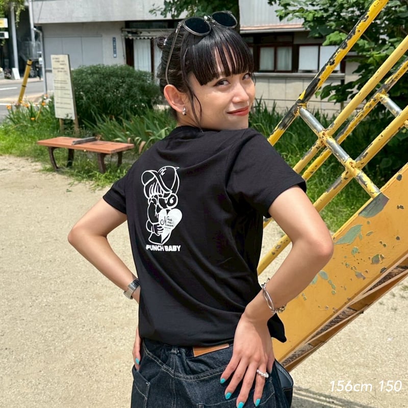 KIDS】punchbaby tee | kaoyorinakami