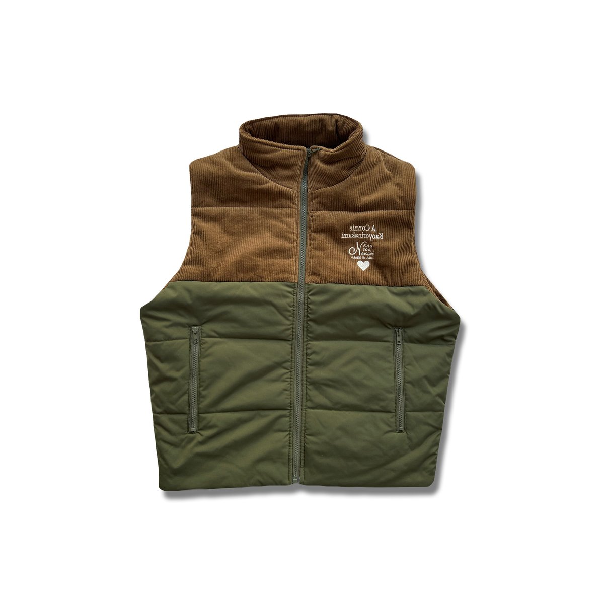 corduroy vest | kaoyorinakami