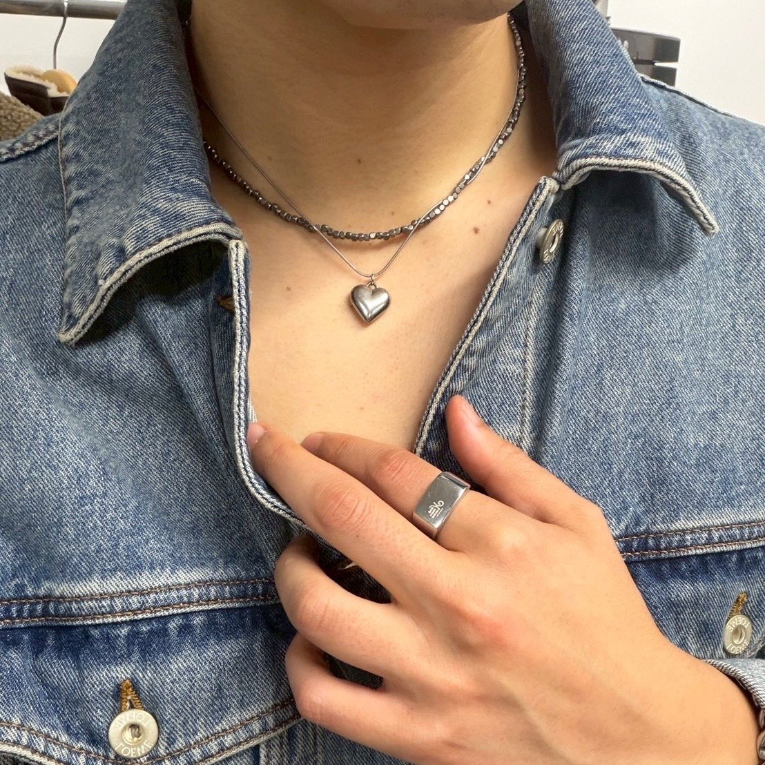 kaoyorinakami ❤︎ double necklace 即完売　再販無し ❤︎ double necklace | kaoyorinakami