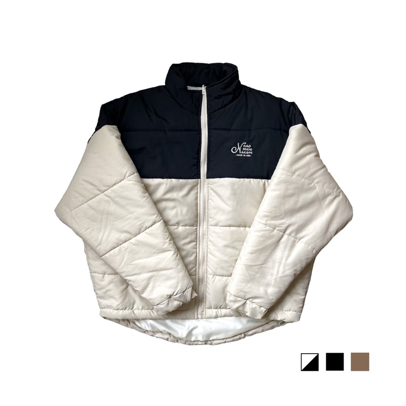 【M】kaoyorinakami panel blouson ivory