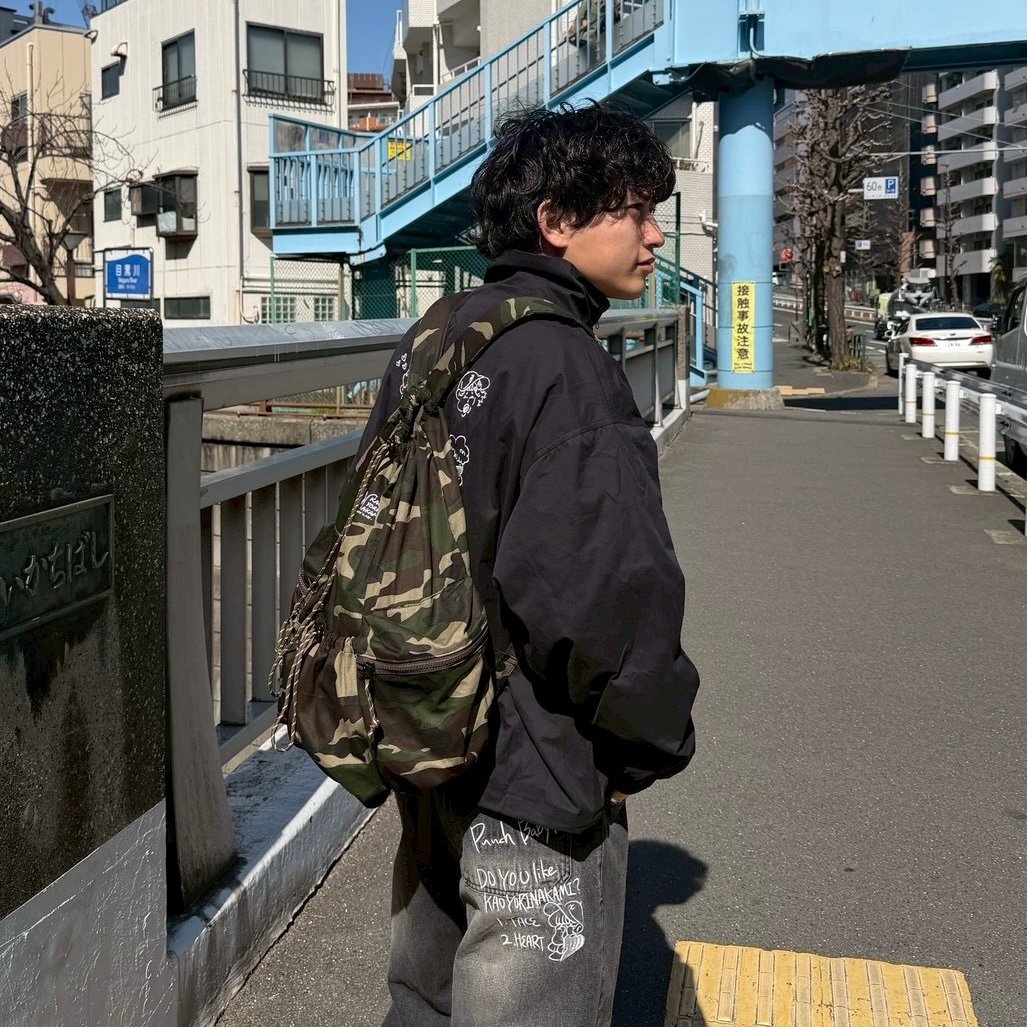 2way camo bag | kaoyorinakami