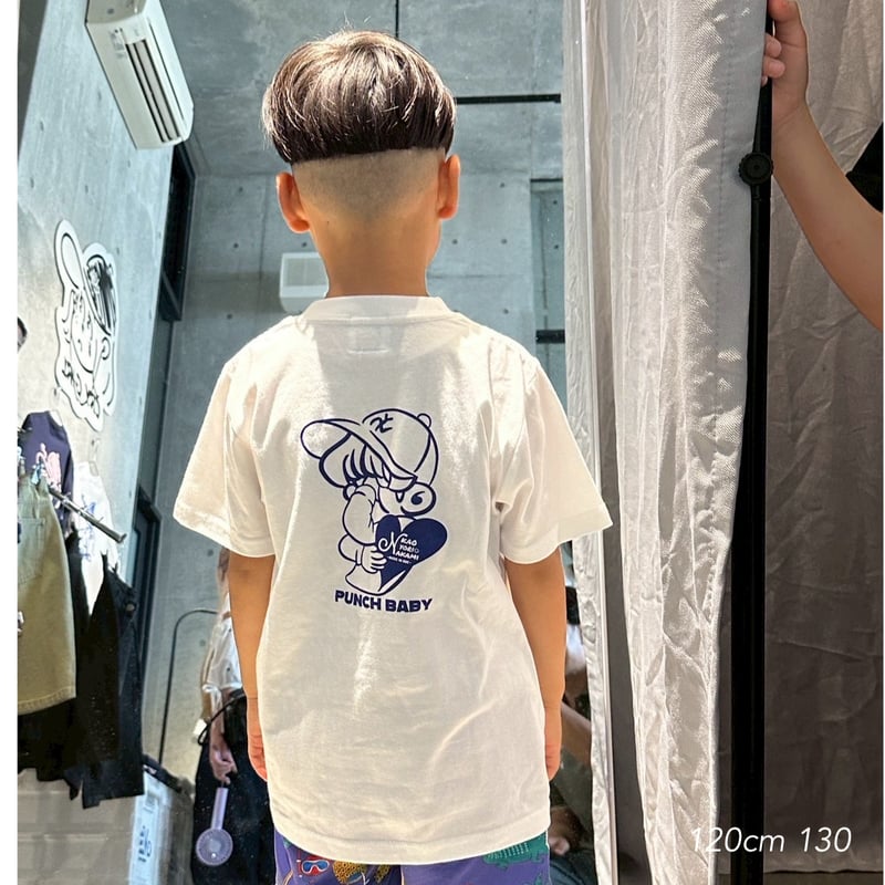 カオヨリナカミ KIDS】punchbaby tee | kaoyorinakami