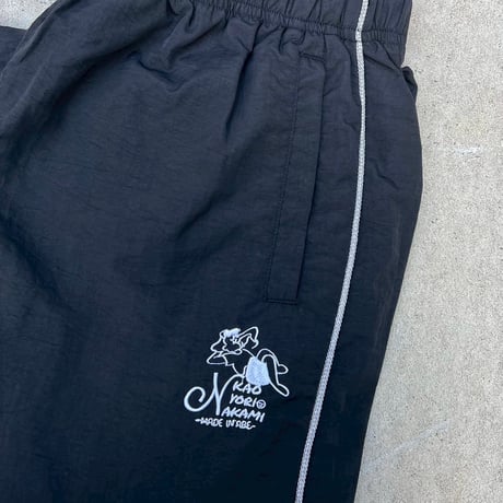 line nylon pants