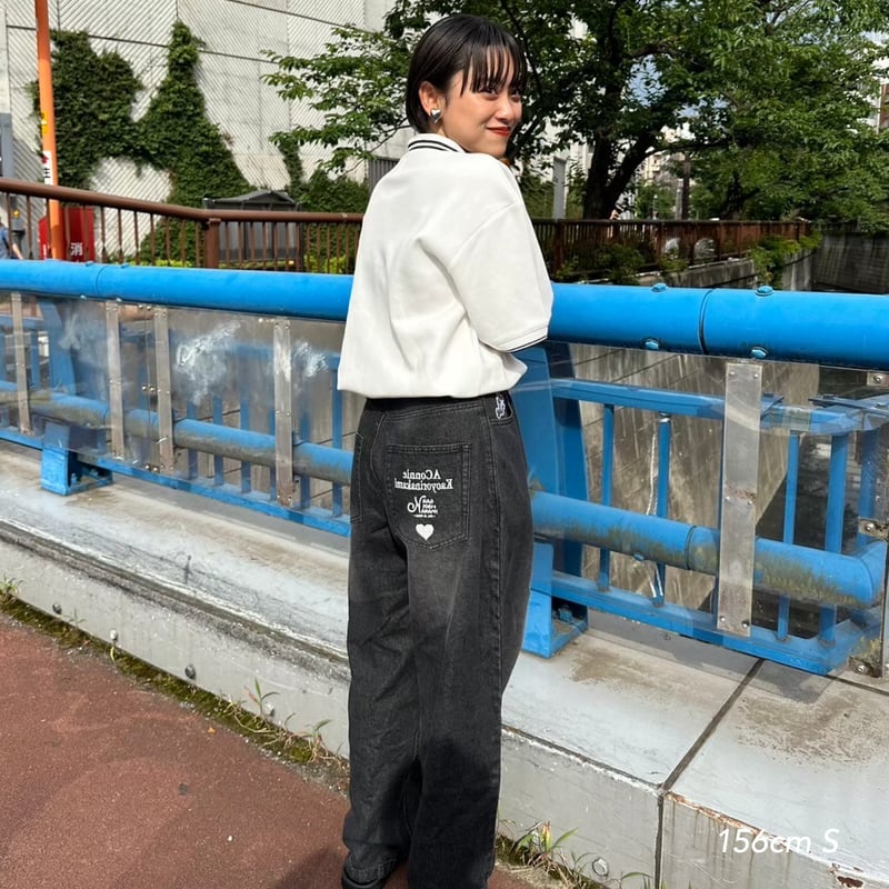 DECO DENIM PANTS | kaoyorinakami