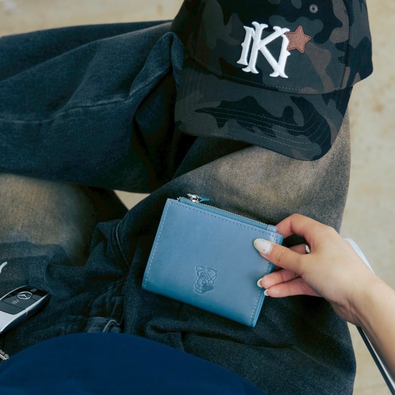 punchbaby leather wallet | kaoyorinakami