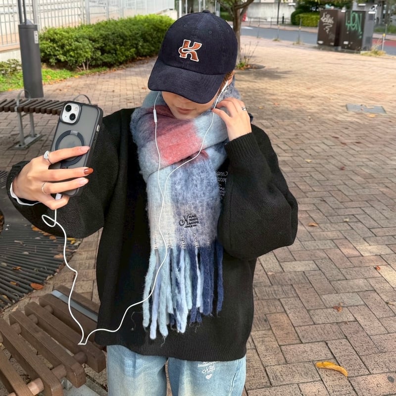 check scarf | kaoyorinakami