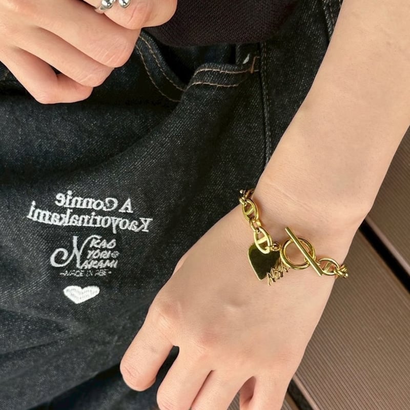 Kaoyorinakamiブレスレット（M） M kaoyorinakami ❤︎KYRN bracelet シルバー 即完