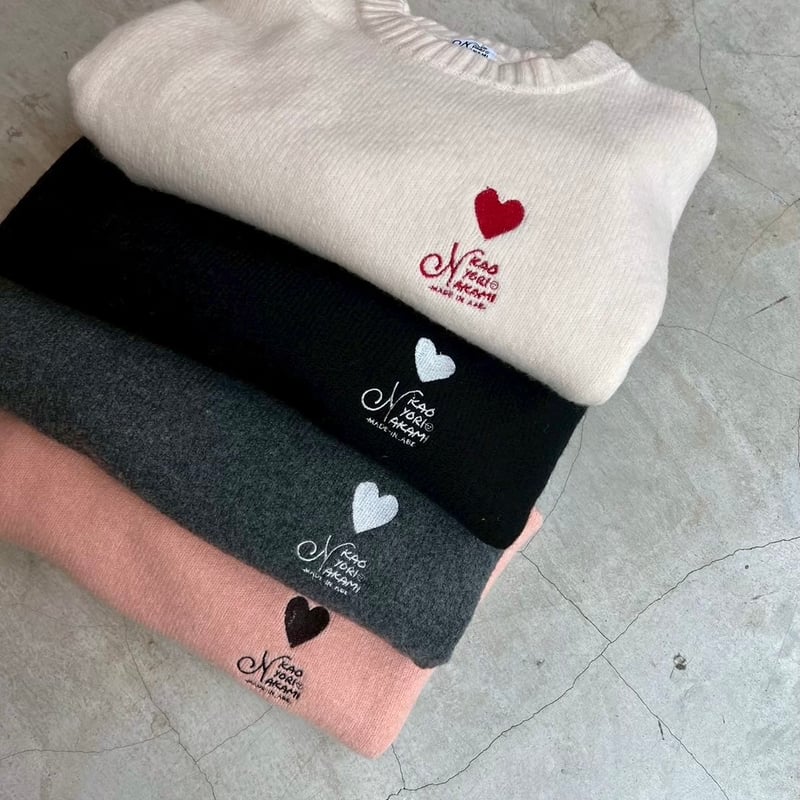 トップス kaoyorinakami heart logo knit fit=scale-down,w=1200