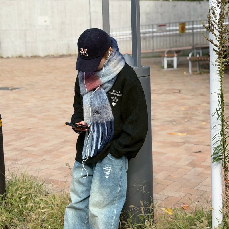 check scarf | kaoyorinakami