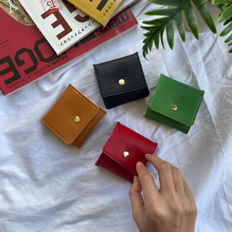 leather coin purse | kaoyorinakami leather coin purse | kaoyorinakami