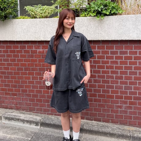 Connie denim half pants