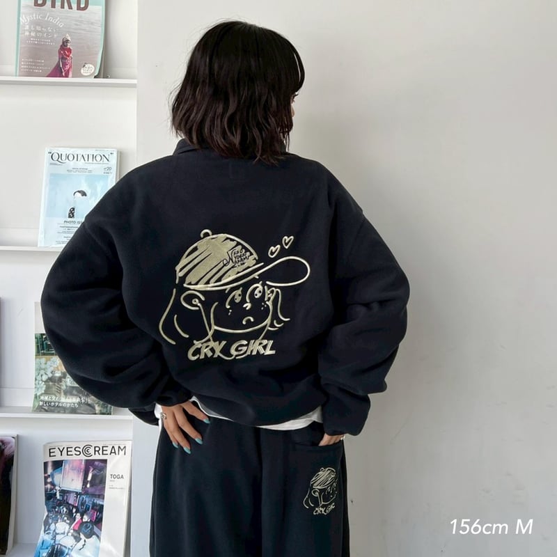 CHUMA’s STORE crygirl fleece jacket | kaoyorinakami