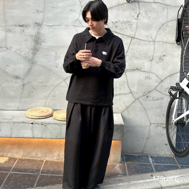 kiyomiさま ❤︎KYRN LS knit polo | kaoyorinakami