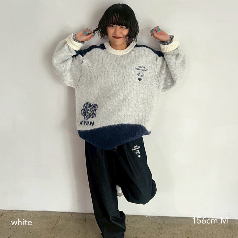 connie flower knit | kaoyorinakami