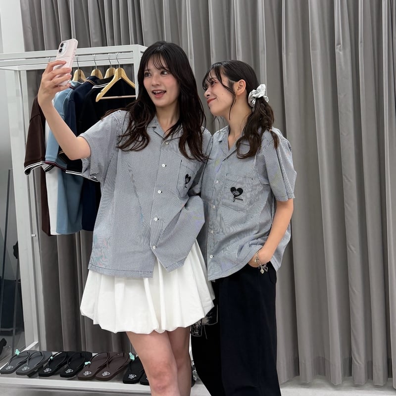 シャツ BALLOON OX FORD SHIRT / STRIPE (BALL-01) balloon stripe shirt | kaoyorinakami