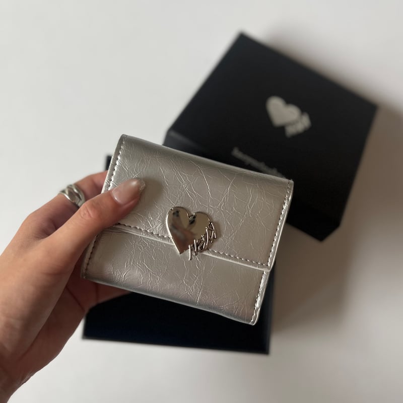kaoyorinakami leather wallet 財布 ステッカー付き ☺︎<❤︎ leather wallet | kaoyorinakami
