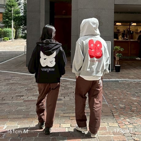 OUR LOVE zip hoodie