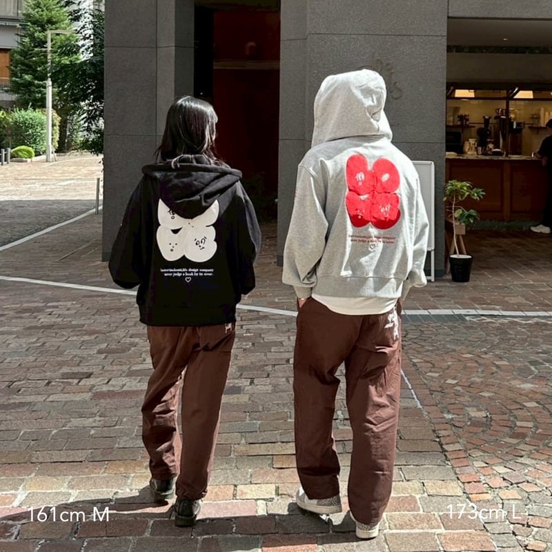 OUR LOVE zip hoodie | kaoyorinakami