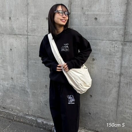 punchbaby flower nylon pants