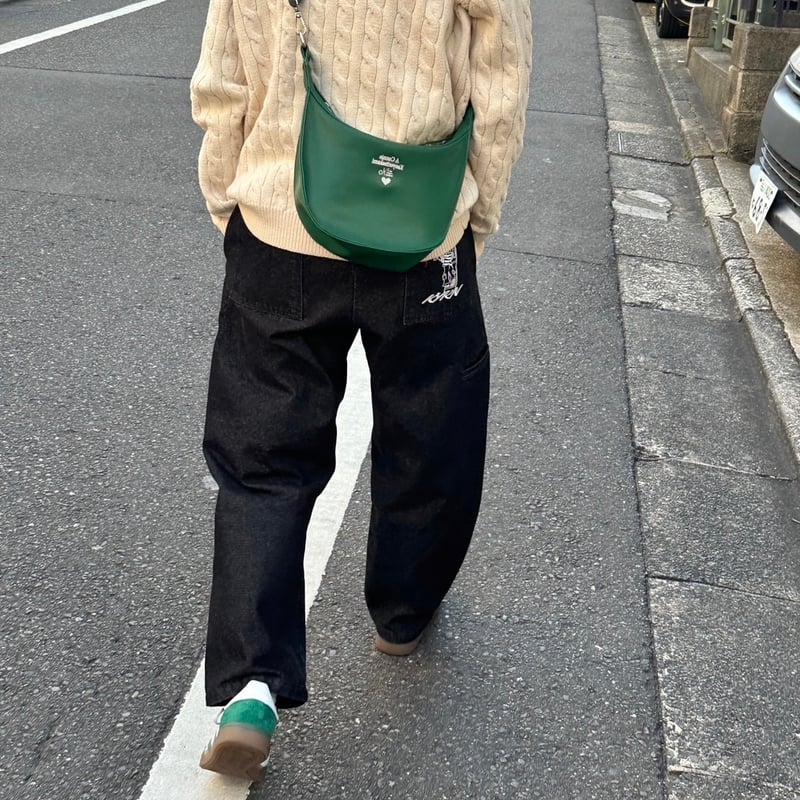logo leather like shoulder | kaoyorinakami logo leather like shoulder | kaoyorinakami