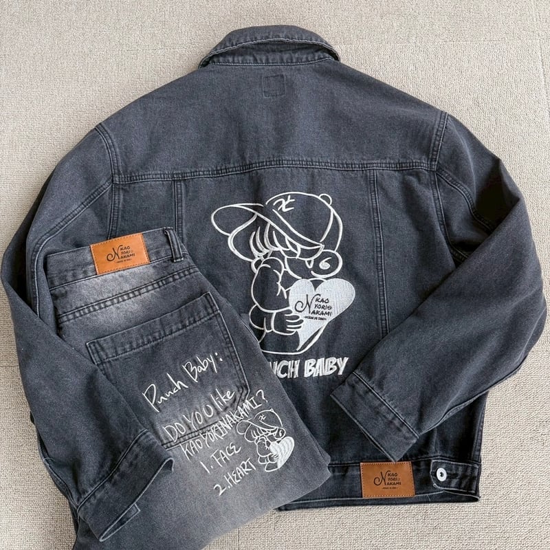 punchbaby denim jacket | kaoyorinakami