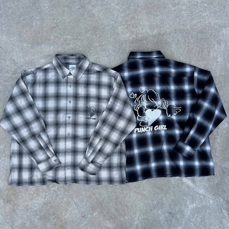 pukarinmama様ご確認用 punch girl check shirt | kaoyorinakami